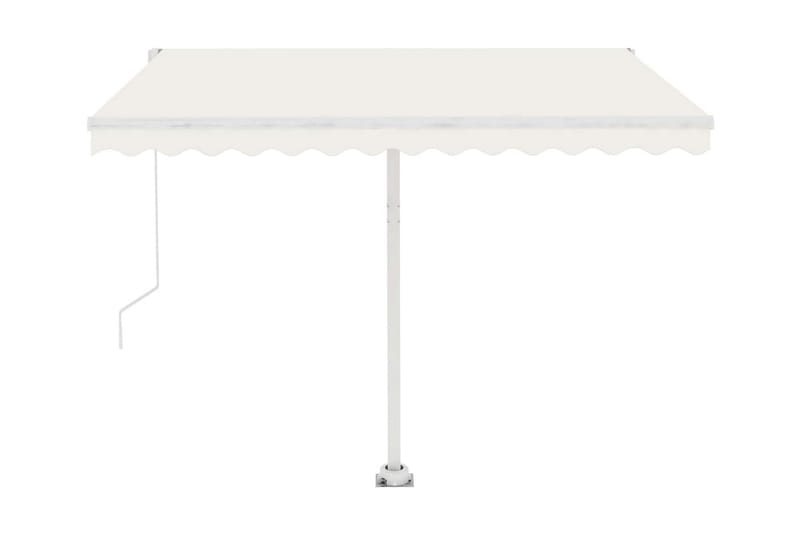 fritstående markise 350x250 cm automatisk betjening creme - Creme - Havemøbler - Solafskærmning - Markiser - Balkonmarkise