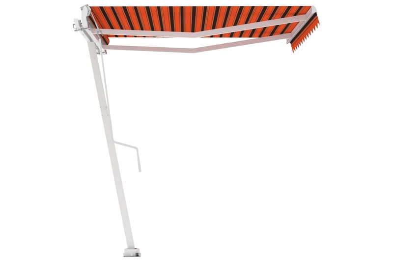 fritstående markise 350x250 cm automatisk betjening - Orange - Havemøbler - Solafskærmning - Markiser - Balkonmarkise