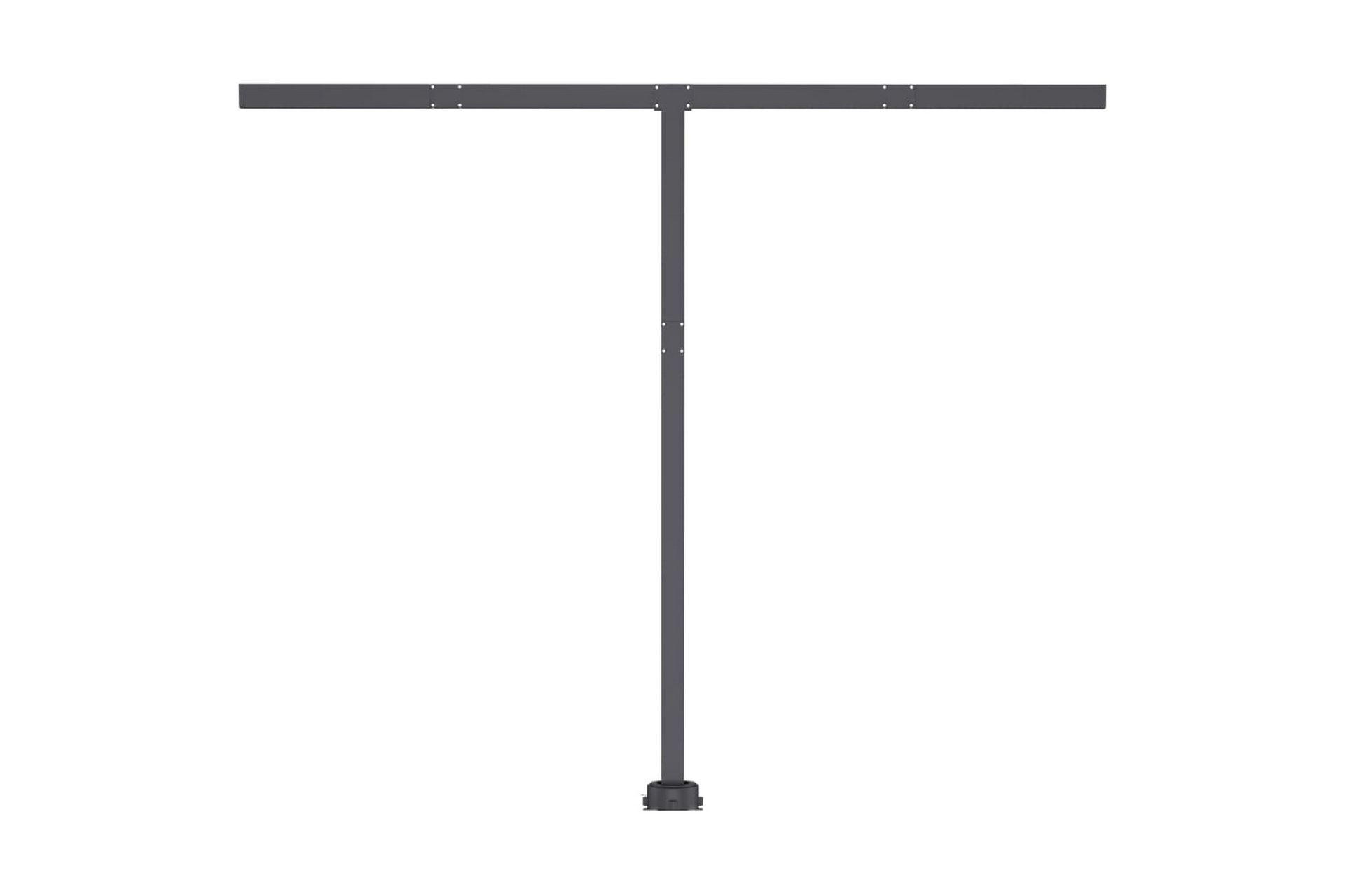 fritstående markise 350x250 cm manuel betjening - Antracit - Havemøbler - Solafskærmning - Markiser - Balkonmarkise