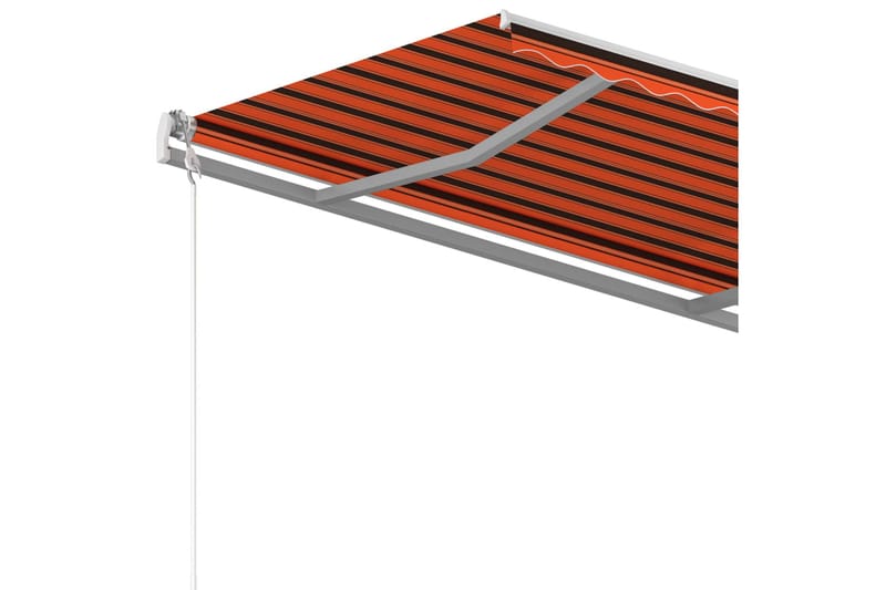 fritstående markise 350x250 cm manuel betjening - Orange - Havemøbler - Solafskærmning - Markiser - Balkonmarkise