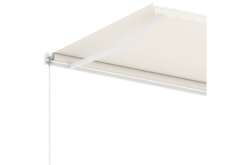 fritstående markise 400x350 cm manuel betjening cremefarvet - Creme - Havemøbler - Solafskærmning - Markiser - Balkonmarkise