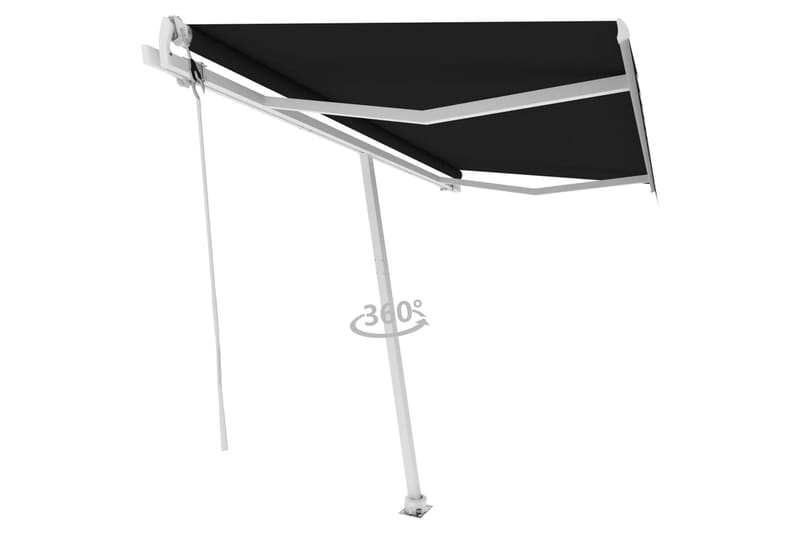 fritstående markise 450x300 cm automatisk betjening - Antracit - Havemøbler - Solafskærmning - Markiser - Balkonmarkise