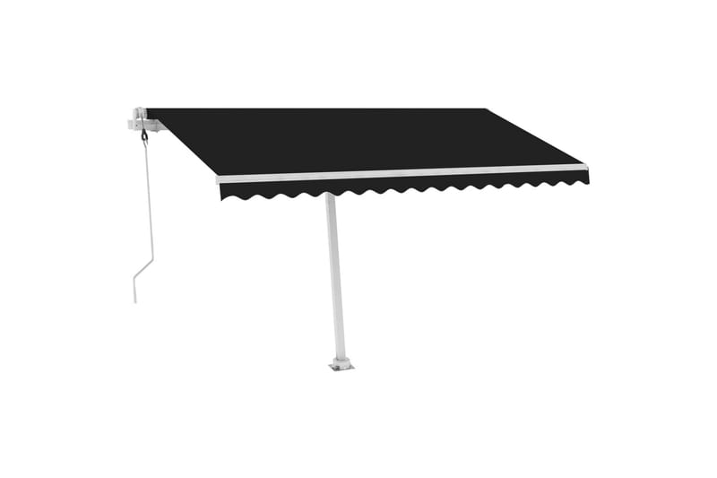 fritstående markise 450x300 cm automatisk betjening - Antracit - Havemøbler - Solafskærmning - Markiser - Balkonmarkise