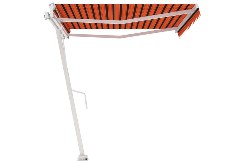 fritstående markise 450x300 cm automatisk betjening - Orange - Havemøbler - Solafskærmning - Markiser - Balkonmarkise
