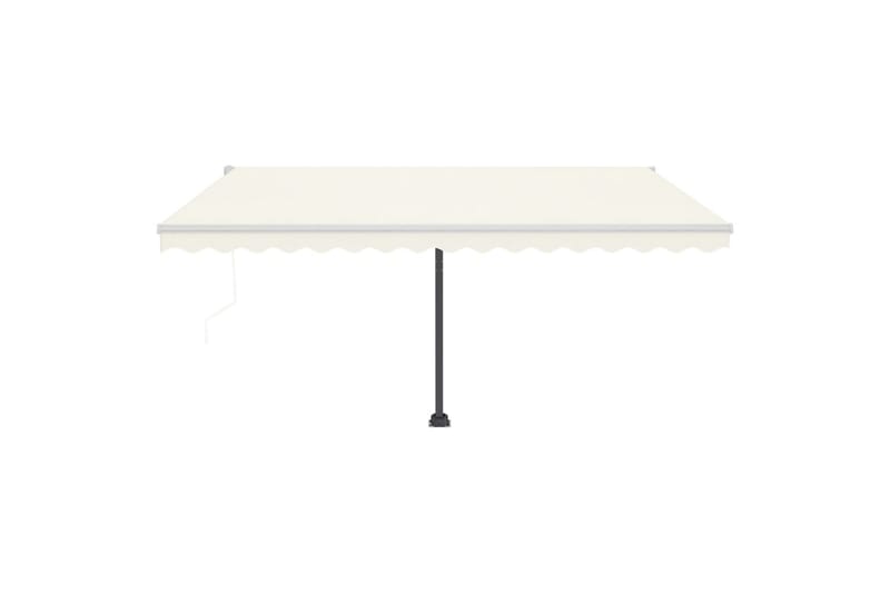 fritstående markise 450x300 cm automatisk - Creme - Havemøbler - Solafskærmning - Markiser - Balkonmarkise