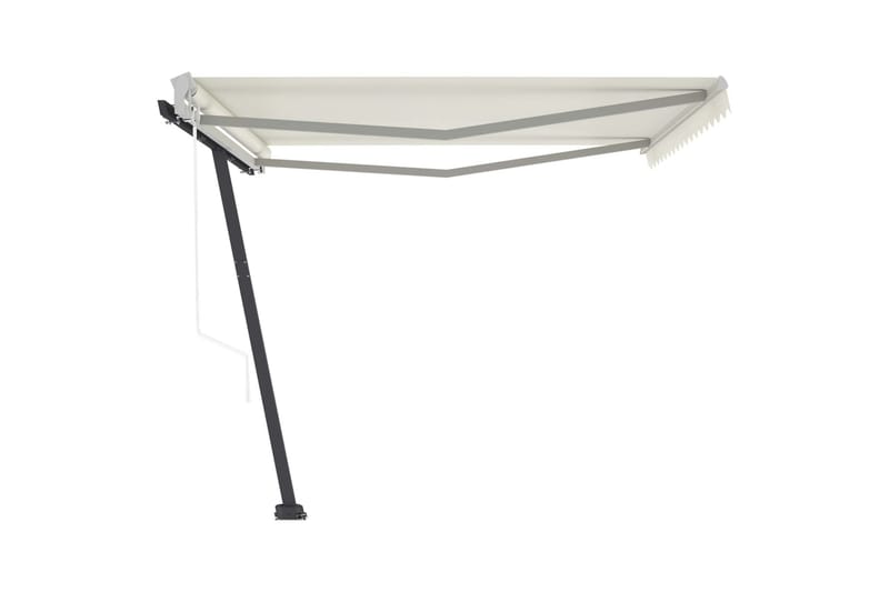 fritstående markise 450x300 cm automatisk - Creme - Havemøbler - Solafskærmning - Markiser - Balkonmarkise