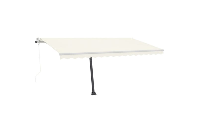 fritstående markise 450x300 cm automatisk - Creme - Havemøbler - Solafskærmning - Markiser - Balkonmarkise