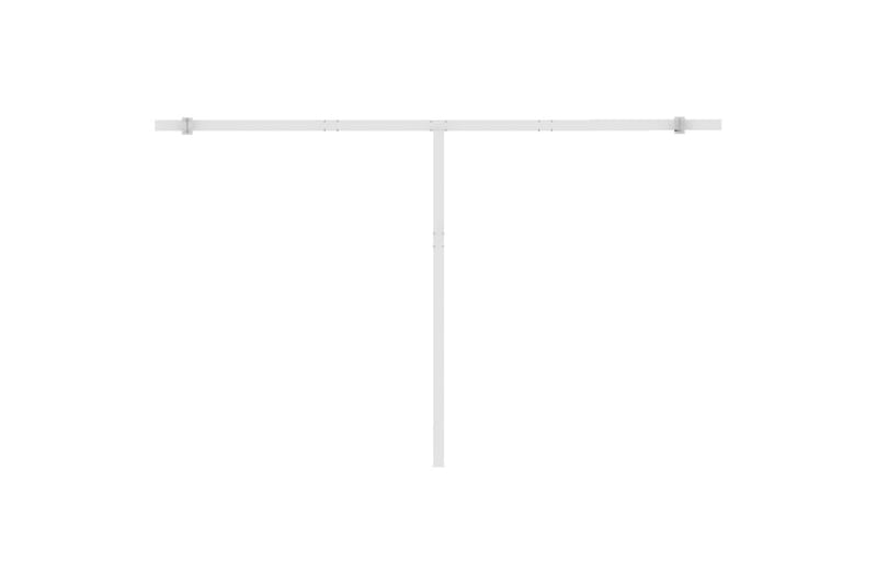 fritstående markise 450x300 cm manuel betjening antracitgrå - Antracit - Balkonmarkise - Markiser - Terrassemarkise