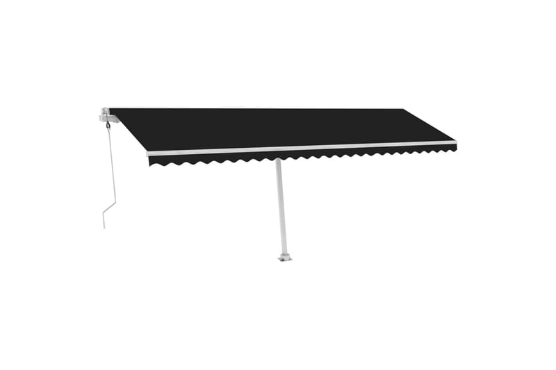 fritstående markise 600x300 cm automatisk betjening - Antracit - Havemøbler - Solafskærmning - Markiser - Balkonmarkise
