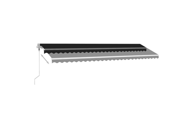 fritstående markise 600x300 cm automatisk betjening - Antracit - Havemøbler - Solafskærmning - Markiser - Balkonmarkise