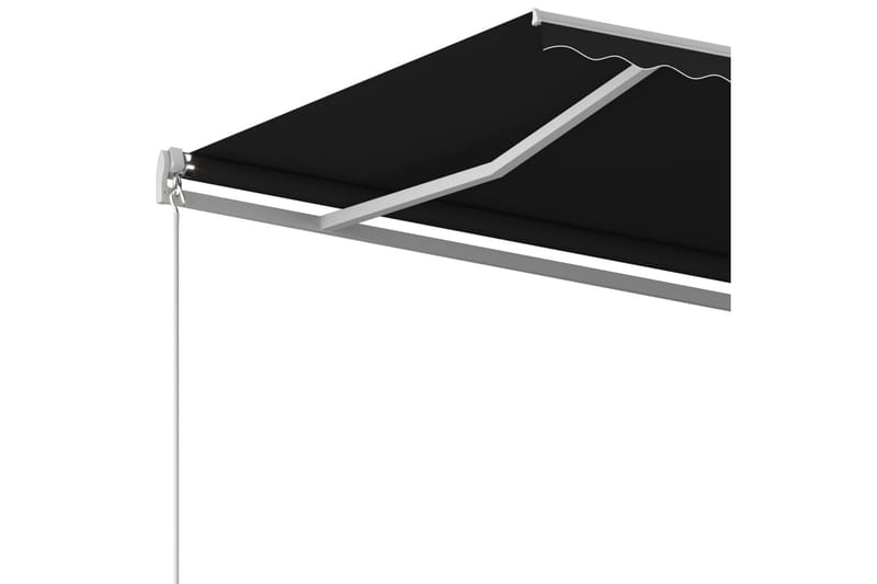 fritstående markise 600x300 cm automatisk betjening - Antracit - Havemøbler - Solafskærmning - Markiser - Balkonmarkise