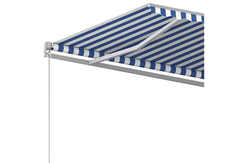 fritstående markise 600x300 cm automatisk betjening - Blå - Havemøbler - Solafskærmning - Markiser - Balkonmarkise