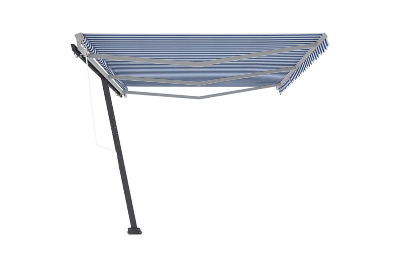 fritstående markise 600x300 cm automatisk betjening - Blå - Havemøbler - Solafskærmning - Markiser - Balkonmarkise