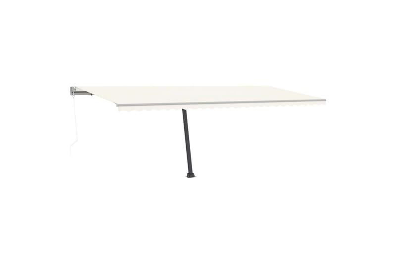 fritstående markise 600x300 cm automatisk betjening - Creme - Havemøbler - Solafskærmning - Markiser - Balkonmarkise