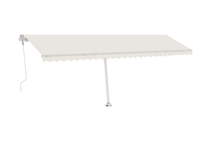 fritstående markise 600x300 cm automatisk betjening - Creme - Havemøbler - Solafskærmning - Markiser - Balkonmarkise
