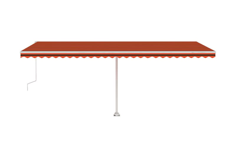 fritstående markise 600x300 cm automatisk betjening - Orange - Havemøbler - Solafskærmning - Markiser - Balkonmarkise