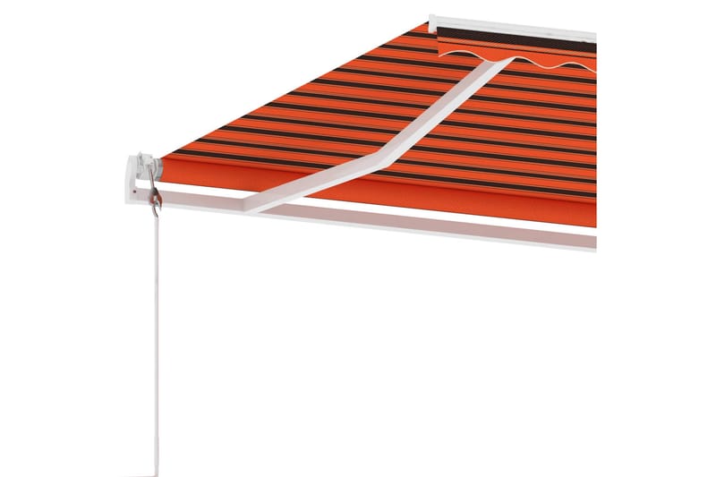 fritstående markise 600x300 cm automatisk betjening - Orange - Havemøbler - Solafskærmning - Markiser - Balkonmarkise