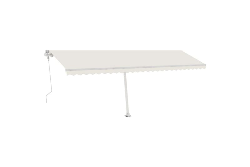 fritstående markise 600x350 cm automatisk betjening - Creme - Havemøbler - Solafskærmning - Markiser - Balkonmarkise