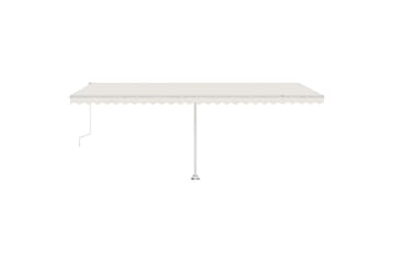 fritstående markise 600x350 cm automatisk betjening - Creme - Havemøbler - Solafskærmning - Markiser - Balkonmarkise
