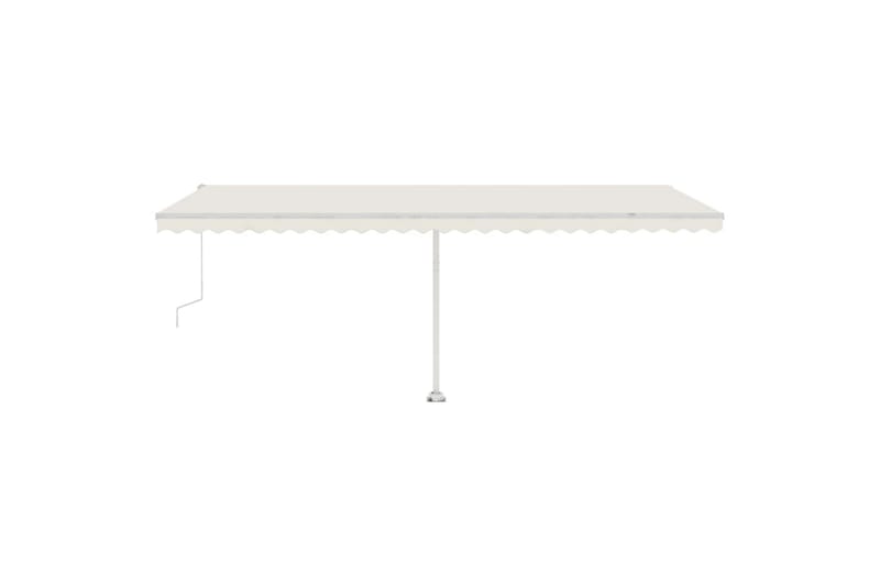 fritstående markise 600x350 cm automatisk betjening - Creme - Havemøbler - Solafskærmning - Markiser - Balkonmarkise