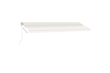 fritstående markise 600x350 cm automatisk betjening - Creme - Havemøbler - Solafskærmning - Markiser - Balkonmarkise