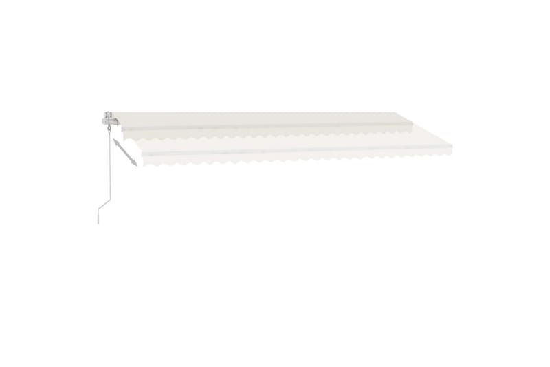 fritstående markise 600x350 cm automatisk betjening - Creme - Havemøbler - Solafskærmning - Markiser - Balkonmarkise