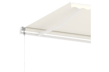 fritstående markise 600x350 cm automatisk betjening - Creme - Havemøbler - Solafskærmning - Markiser - Balkonmarkise