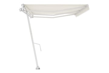 fritstående markise 600x350 cm automatisk betjening - Creme - Havemøbler - Solafskærmning - Markiser - Balkonmarkise