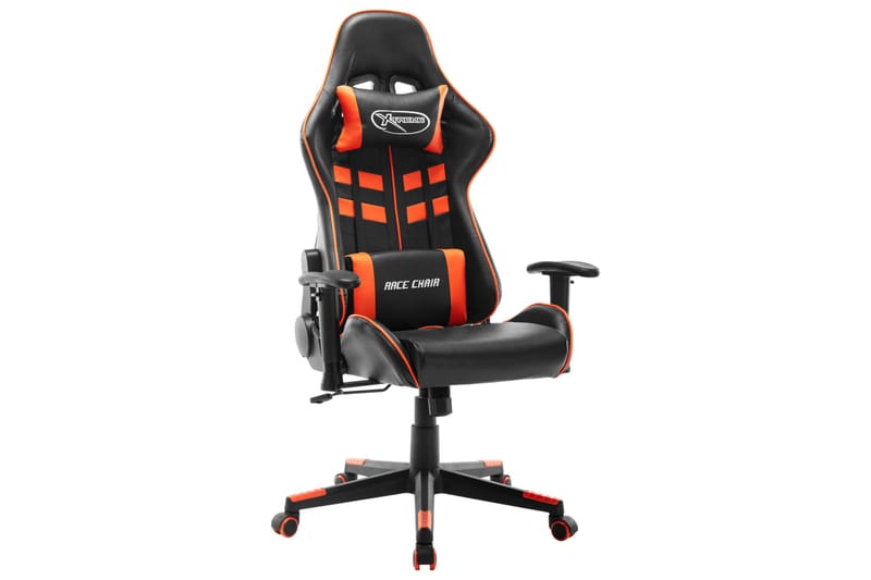 gamingstol kunstlæder sort og orange - Flerfarvet - Havemøbler - Solafskærmning - Markiser - Balkonmarkise