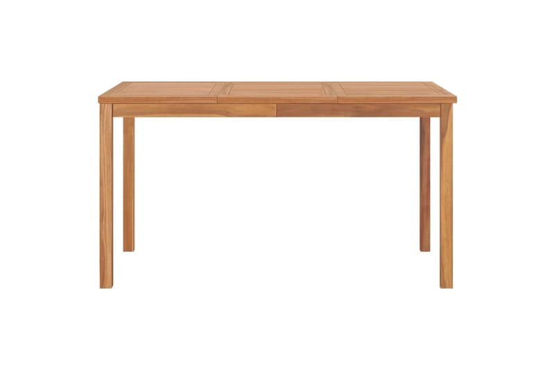 havebord 140x80x77 cm massivt teaktræ - Havemøbler - Solafskærmning - Markiser - Balkonmarkise
