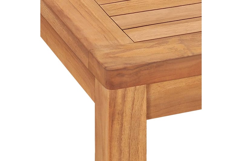 havebord 140x80x77 cm massivt teaktræ - Havemøbler - Solafskærmning - Markiser - Balkonmarkise