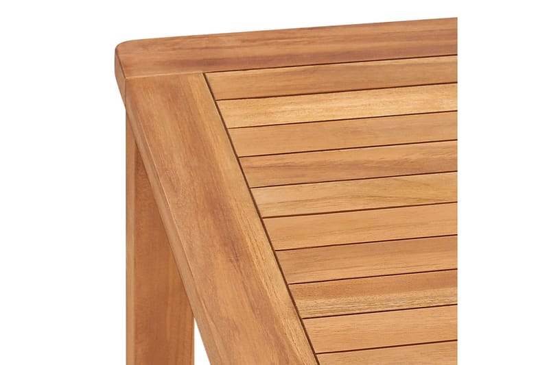 havebord 140x80x77 cm massivt teaktræ - Havemøbler - Solafskærmning - Markiser - Balkonmarkise