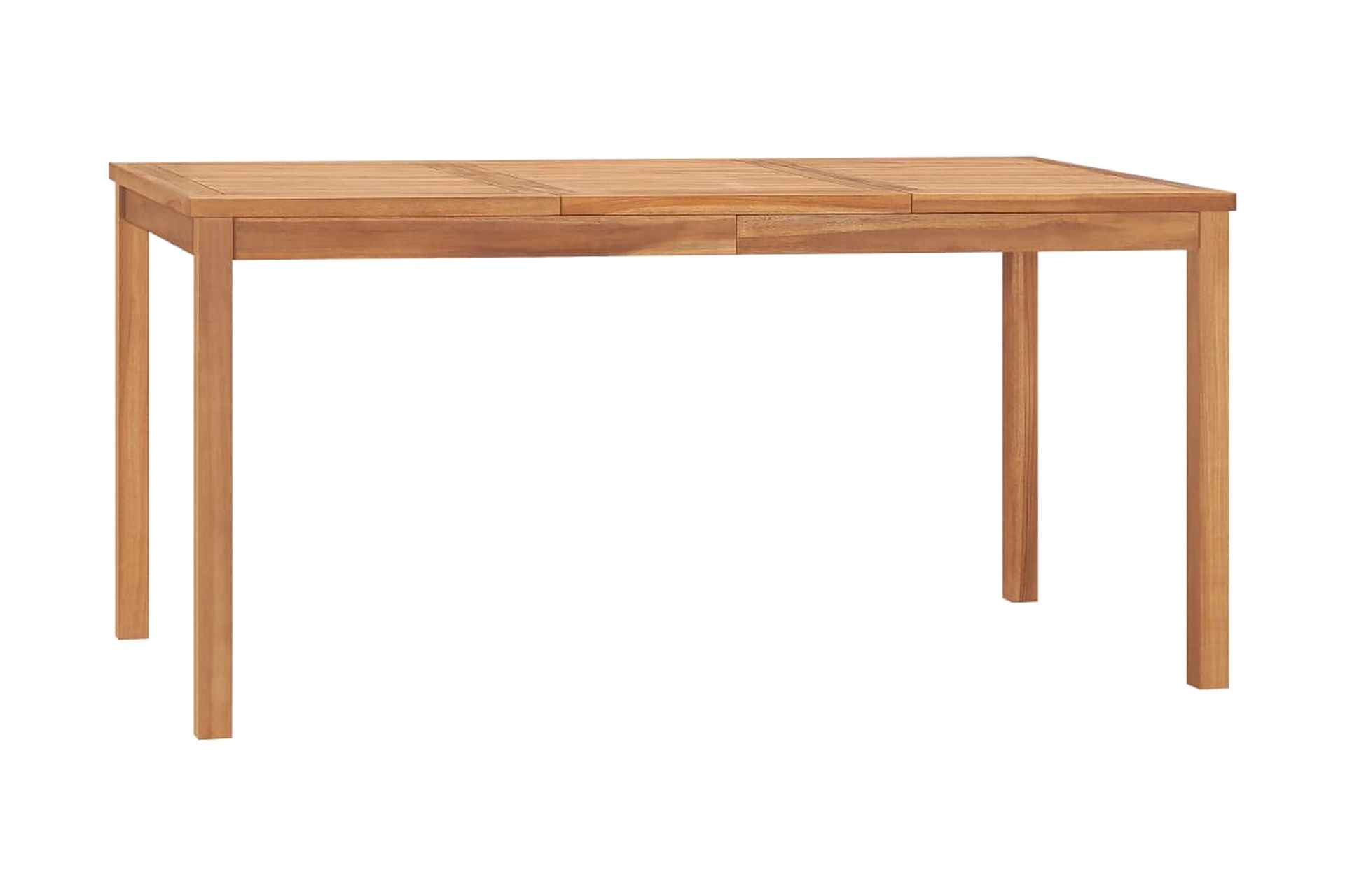 havebord 160x80x77 cm massivt teaktræ - Havemøbler - Solafskærmning - Markiser - Balkonmarkise