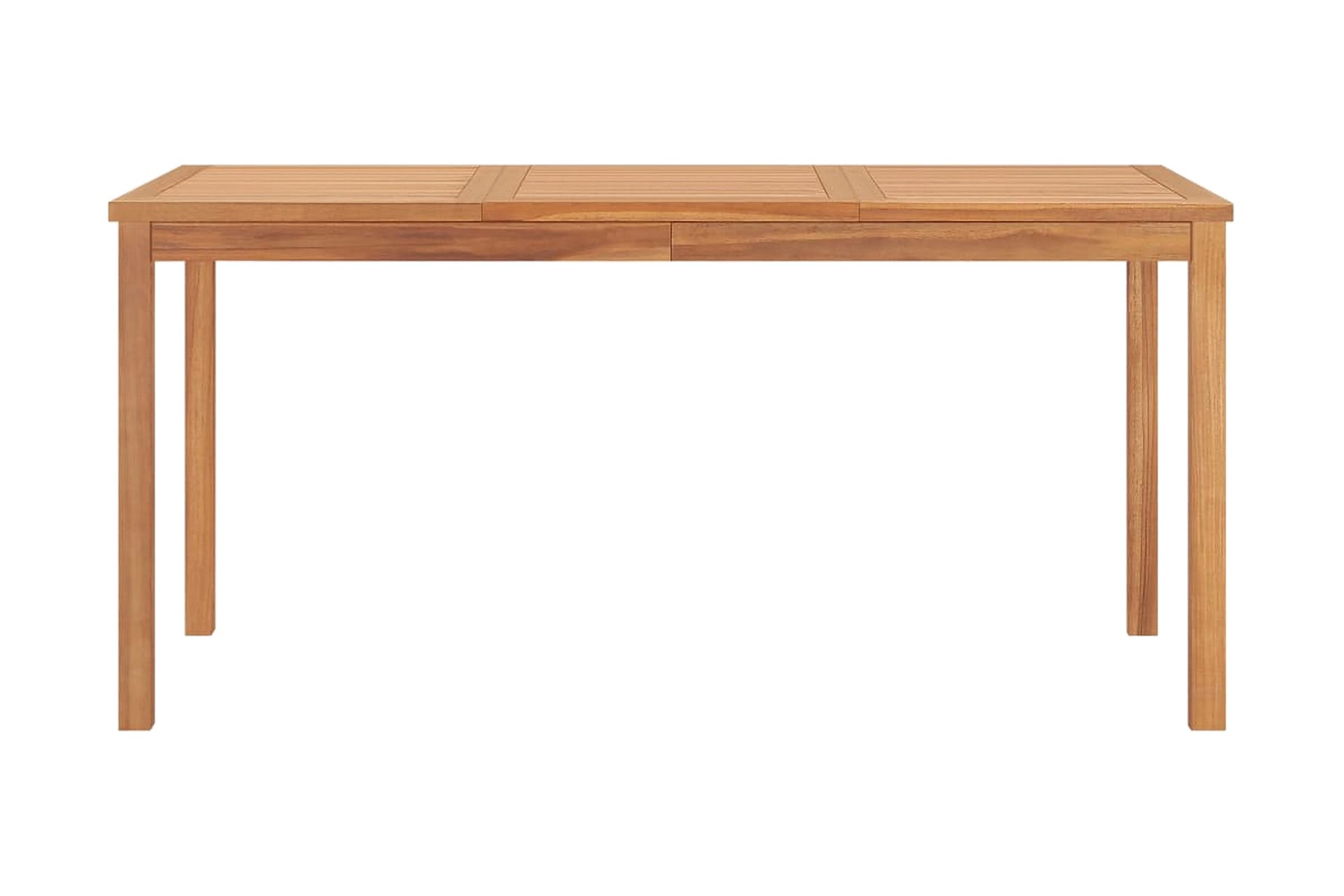 havebord 160x80x77 cm massivt teaktræ - Havemøbler - Solafskærmning - Markiser - Balkonmarkise