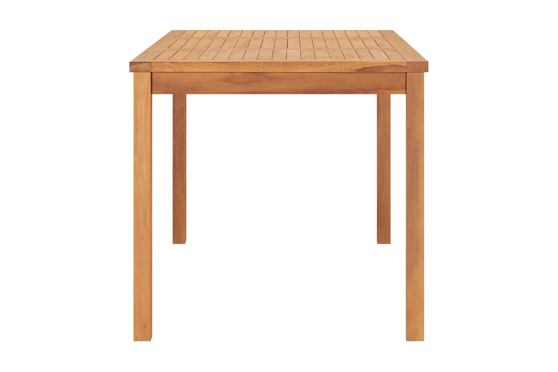 havebord 160x80x77 cm massivt teaktræ - Havemøbler - Solafskærmning - Markiser - Balkonmarkise