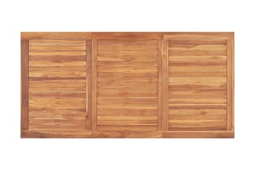 havebord 160x80x77 cm massivt teaktræ - Havemøbler - Solafskærmning - Markiser - Balkonmarkise