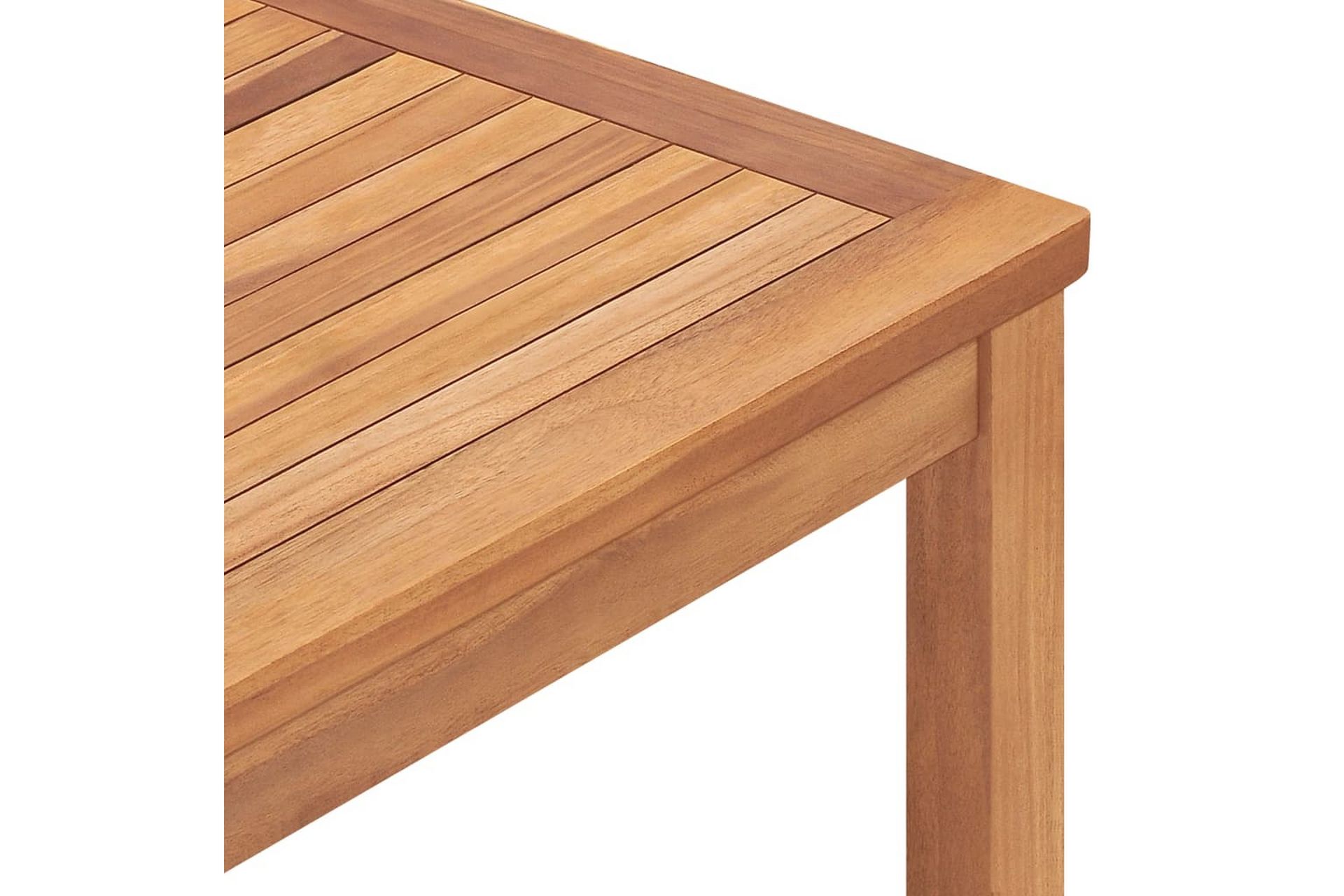 havebord 160x80x77 cm massivt teaktræ - Havemøbler - Solafskærmning - Markiser - Balkonmarkise
