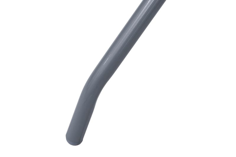 havebord 60 cm stål og glas lysegrå - Grå - Havemøbler - Solafskærmning - Markiser - Balkonmarkise