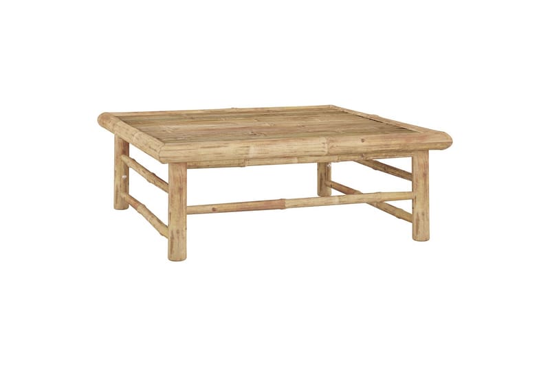 havebord 65x65x30 cm bambus - Brun - Havemøbler - Solafskærmning - Markiser - Balkonmarkise