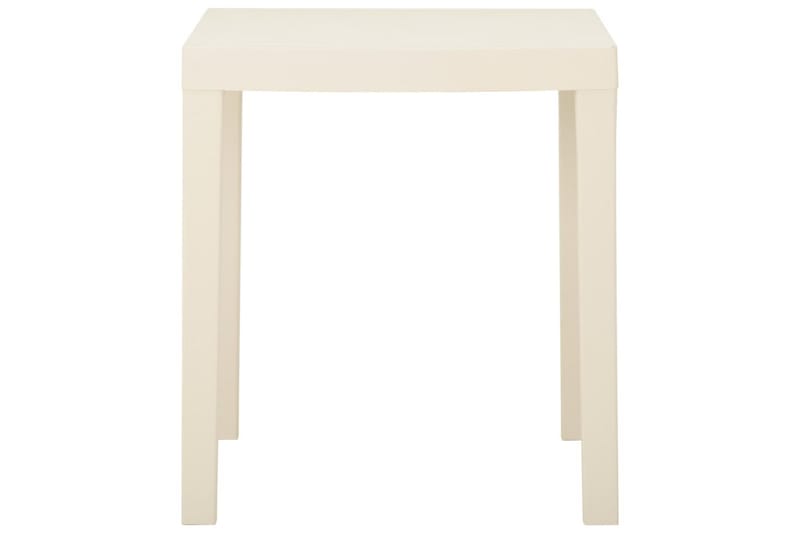 havebord 79x65x72 cm plastik hvid - Hvid - Havemøbler - Solafskærmning - Markiser - Balkonmarkise