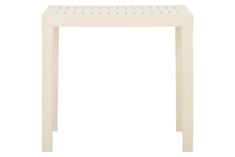 havebord 79x65x72 cm plastik hvid - Hvid - Balkonmarkise - Markiser - Terrassemarkise