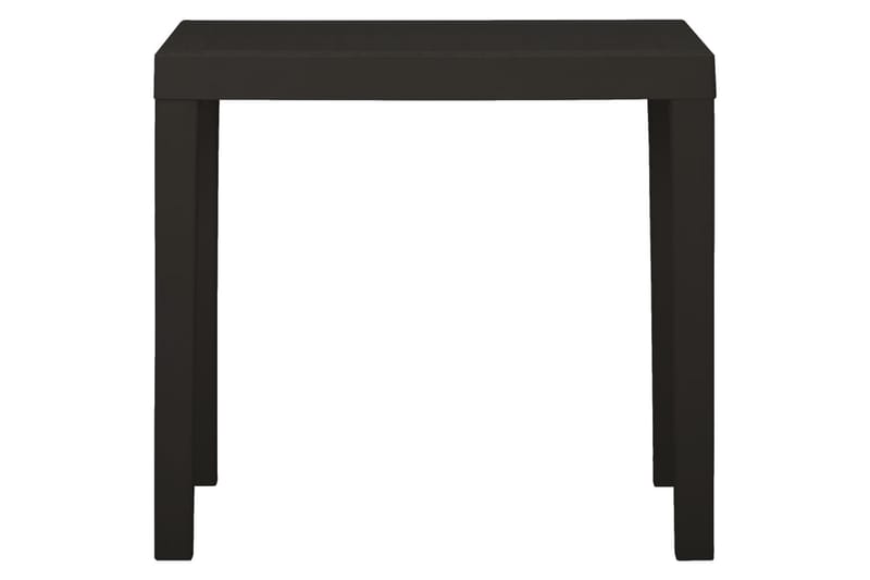 havebord 79x65x72 cm plastik antracitgrå - Antracit - Havemøbler - Solafskærmning - Markiser - Balkonmarkise