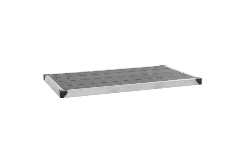 havebruser med grå bund 225 cm rustfrit stål - Havemøbler - Solafskærmning - Markiser - Balkonmarkise