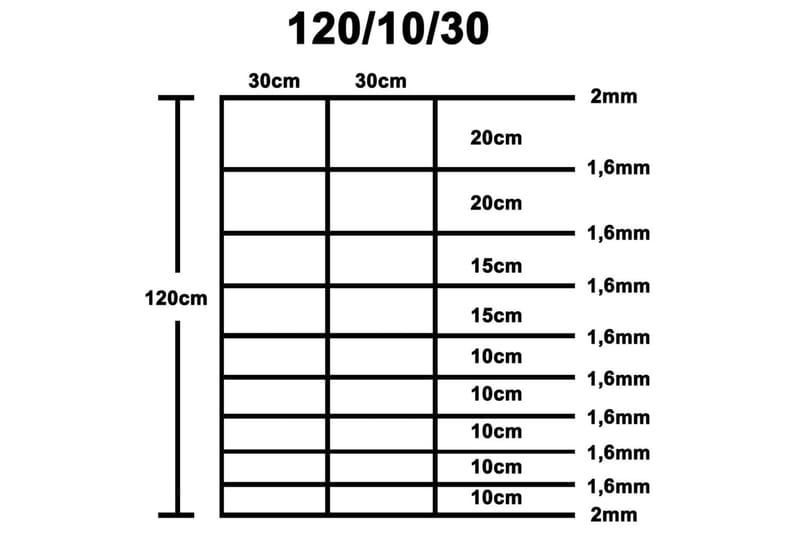 havehegn 50x1,2 m galvaniseret stål sølvfarvet - Sølv - Havemøbler - Solafskærmning - Markiser - Balkonmarkise