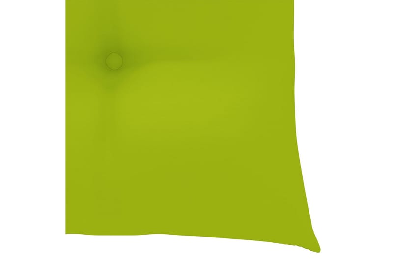 havestole 4 stk. med lysegrønne hynder massivt teaktræ - Balkonmarkise - Markiser - Terrassemarkise