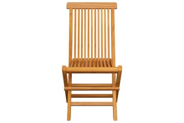 havestole med cremefarvede hynder 4 stk. massivt teaktræ - Creme - Havemøbler - Solafskærmning - Markiser - Balkonmarkise