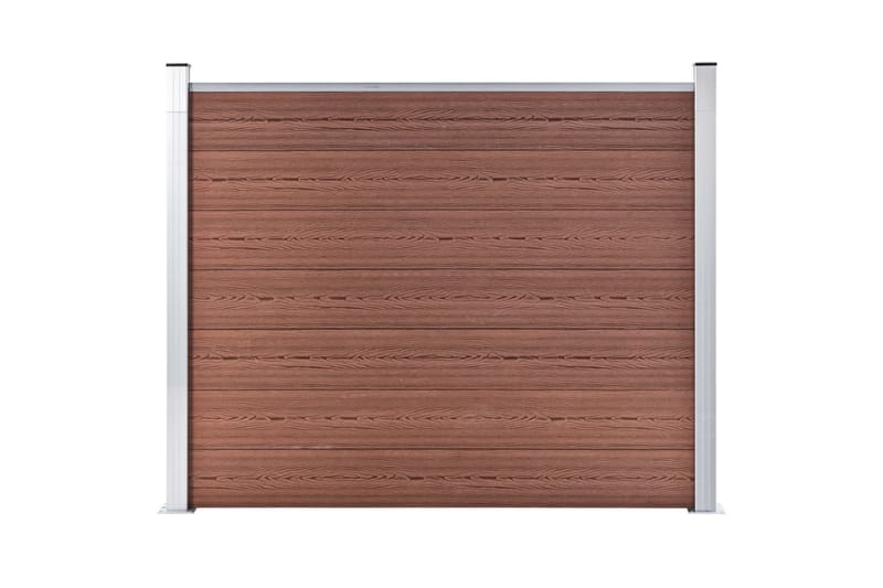 hegnspanel 180x146 cm WPC brun - Brun - Balkonmarkise - Markiser - Terrassemarkise