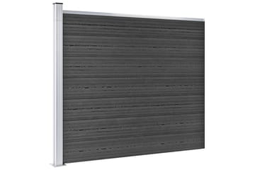 hegnspanelsæt 872x146 cm WPC grå - Grå - Havemøbler - Solafskærmning - Markiser - Balkonmarkise