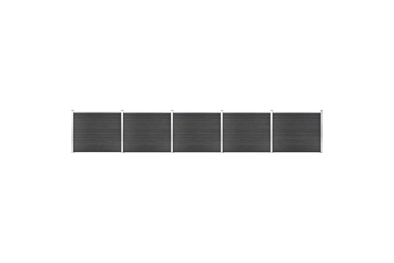 hegnspanelsæt 872x146 cm WPC grå - Grå - Havemøbler - Solafskærmning - Markiser - Balkonmarkise
