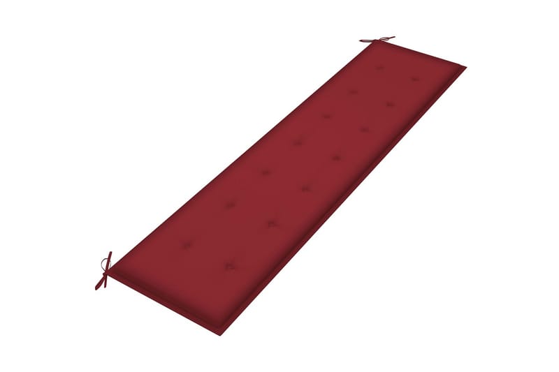hynde til havebænk 200x50x4 cm stof vinrød - Rød - Havemøbler - Solafskærmning - Markiser - Balkonmarkise